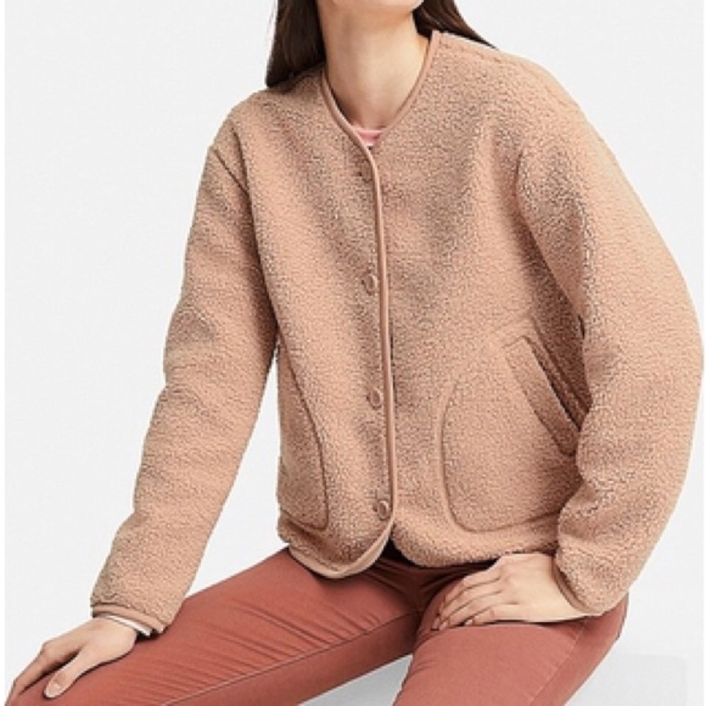 Uniqlo fleece cardigan